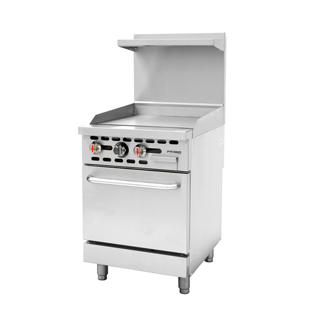 Plancha de gas con horno