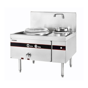 Cocina china de 1-woks (tipo de hierro fundido con soplador)