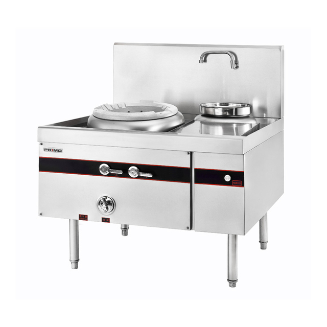 Cocina china de 1-woks (tipo de hierro fundido con soplador)