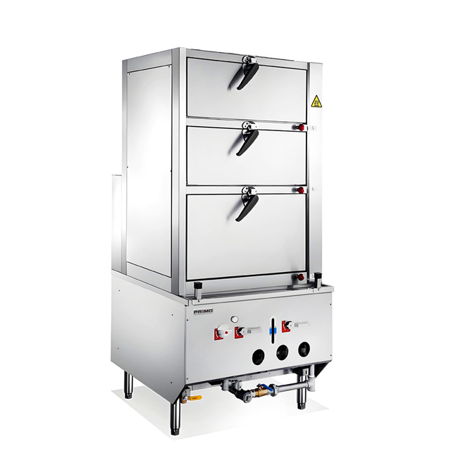 Gabinete de vapor de tres cubierta de gas (serie de oro)