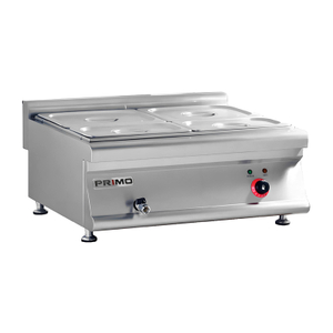 Mesa de acero inoxidable Top Hot Bain Marie en venta