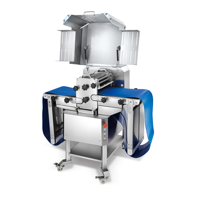 Máquina cortadora horizontal para carne fresca