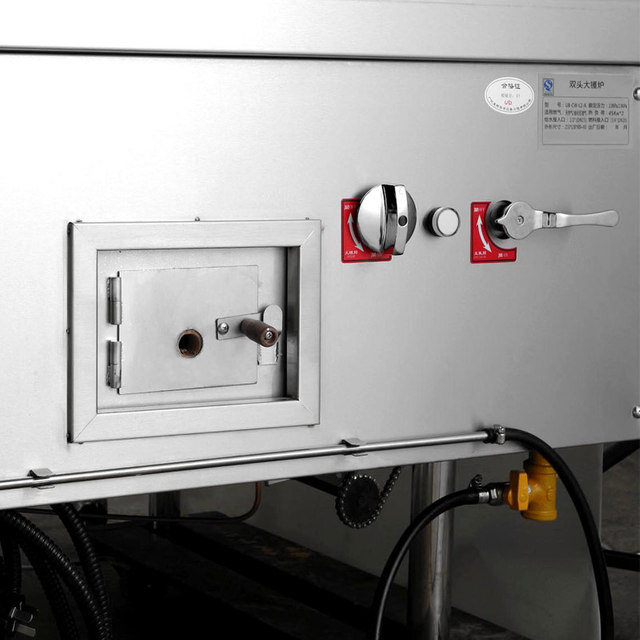 Gas Ambientmental Single Range grande Wok (con soplador)