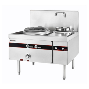 Cocina china de 1-woks (tipo de hierro fundido con soplador)