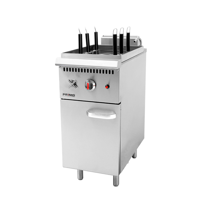 Cocedor de fideos a gas con 6 cestas (tipo suelo)