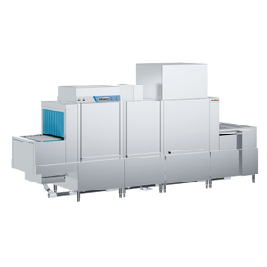 Lavavajillas tipo cinta de enjuague doble de un tanque (con secadora)