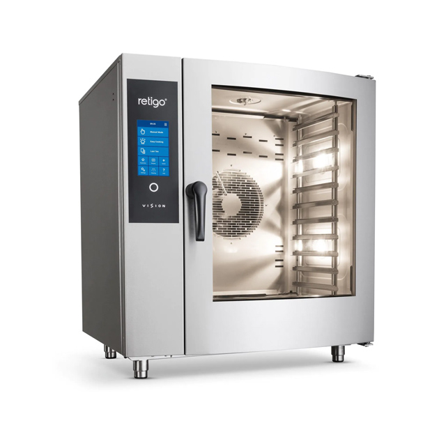 Horno combinado comercial de alta capacidad, el mejor electrodoméstico confiable para servicios de catering