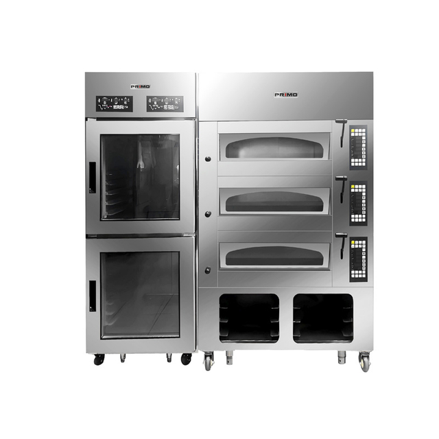 Estufa combinada (horno de cubierta 2 mazos 4 bandejas+prueba de retardador) 