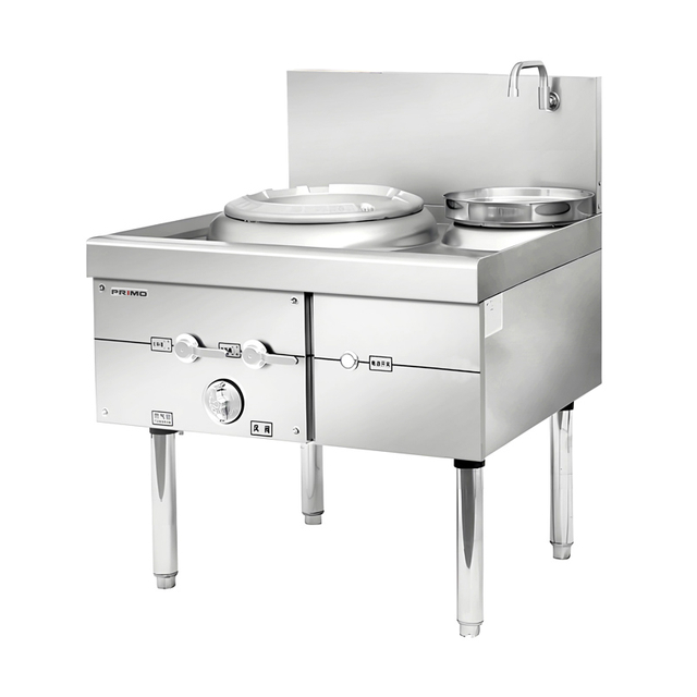 Cocina china de 1-woks (tipo de hierro fundido con soplador)