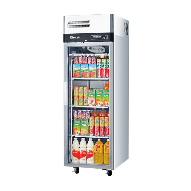 Refrigerador comercial Turbo Air Merchandiser con control de temperatura digital, la mejor venta