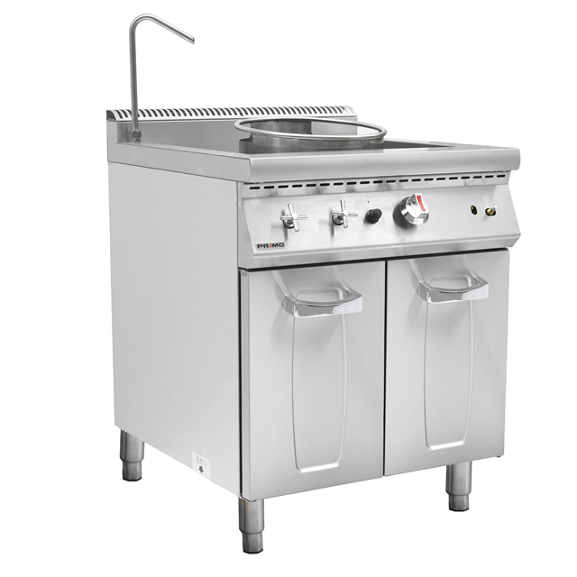 Potente Wok de gas comercial para restaurantes y catering con fácil control de temperatura