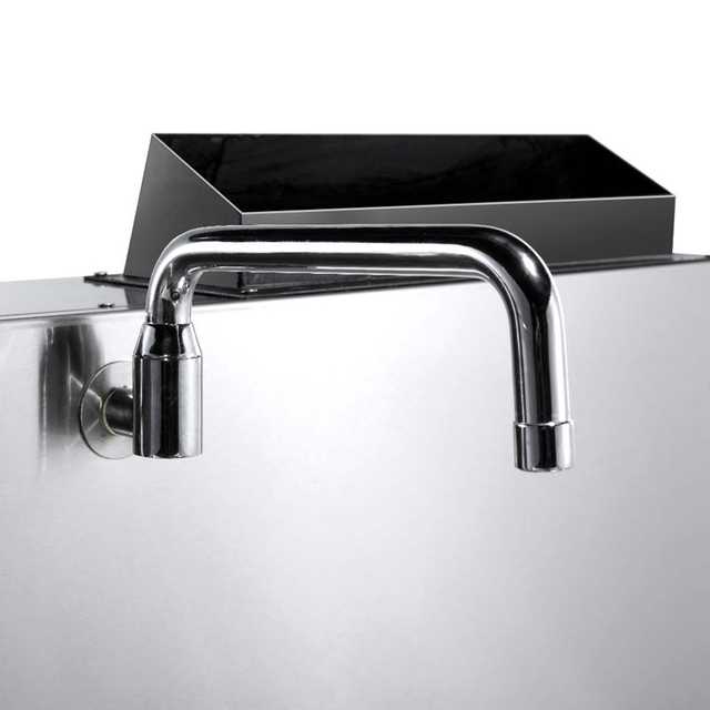 Gas tradicional chino rango de wok doble quemador con maceta trasera doble (tipo de ladrillo de fuego con soplador)