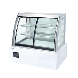 Escaparate de vidrio de panadería