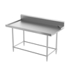 Mesa para platos limpios con protector contra salpicaduras (4/6 patas)