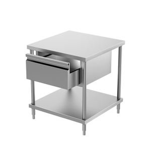 Mesa de Trabajo con Estante Debajo y Cajón (4/6 Patas)