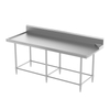 Mesa para platos limpios con protector contra salpicaduras (4/6 patas)